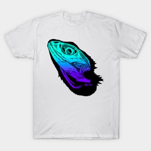 Colored Beardie Skull T-Shirt